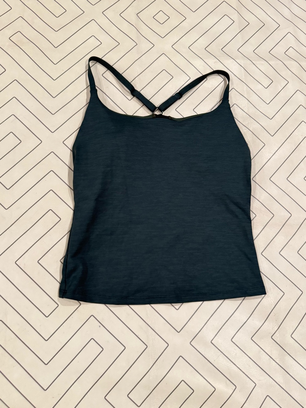 Outdoor Voices Green Athletic Racerback Tank Top
